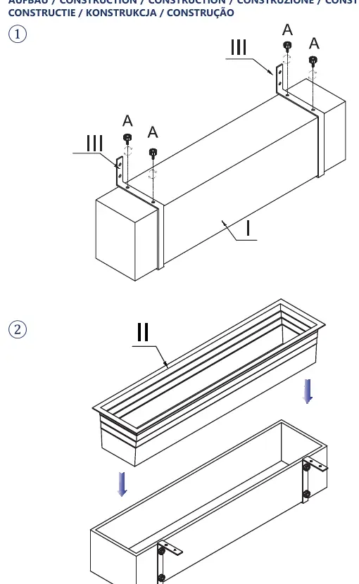 Assembly Steps 1 and 2