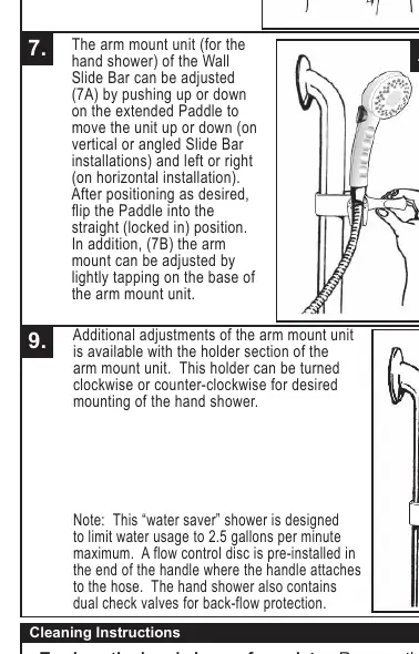 Adjusting the arm mount unit