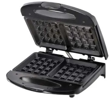 Chefman 2-Slice Waffle Maker components