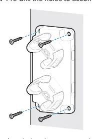 Mounting the Charger with Screws