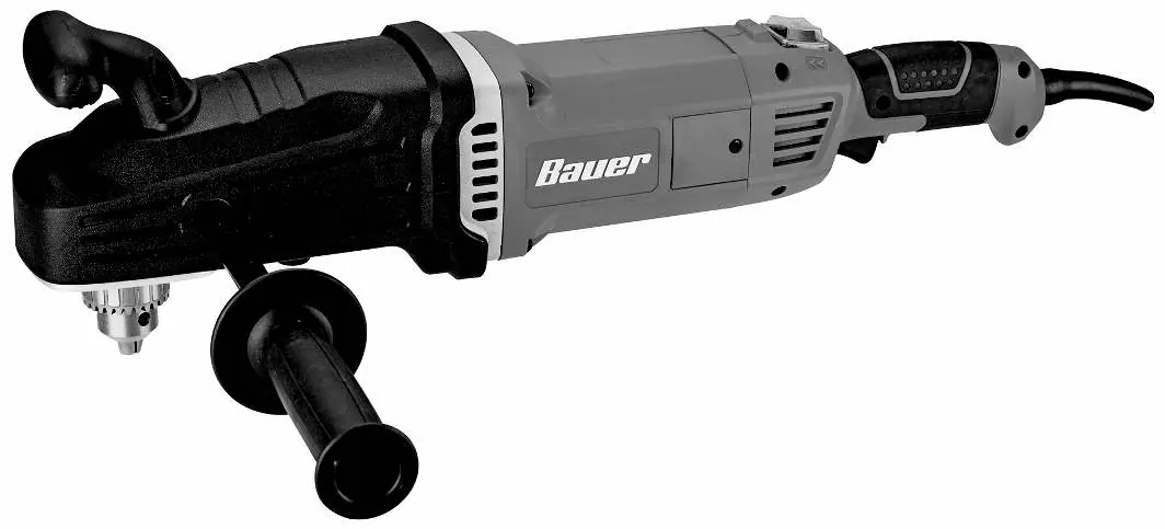 Bauer 64121 2-Speed Right Angle Drill