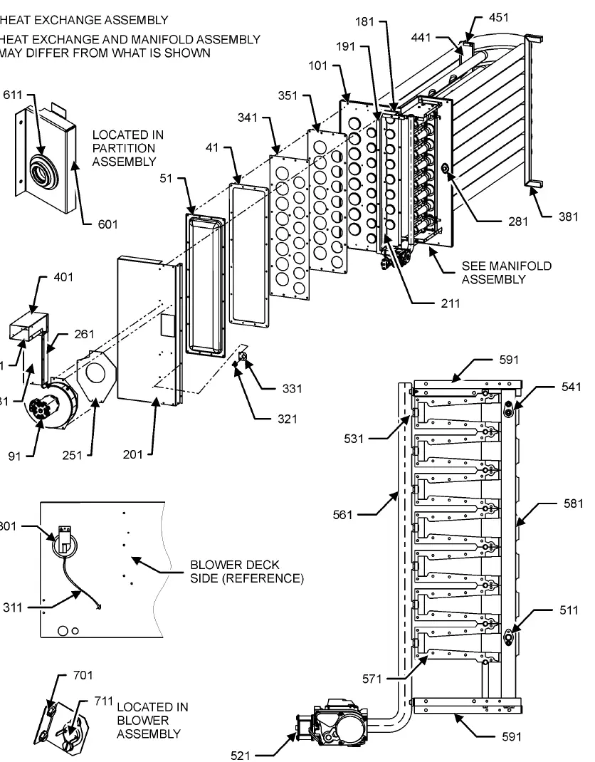 Heat Exchange Assembly Diagram