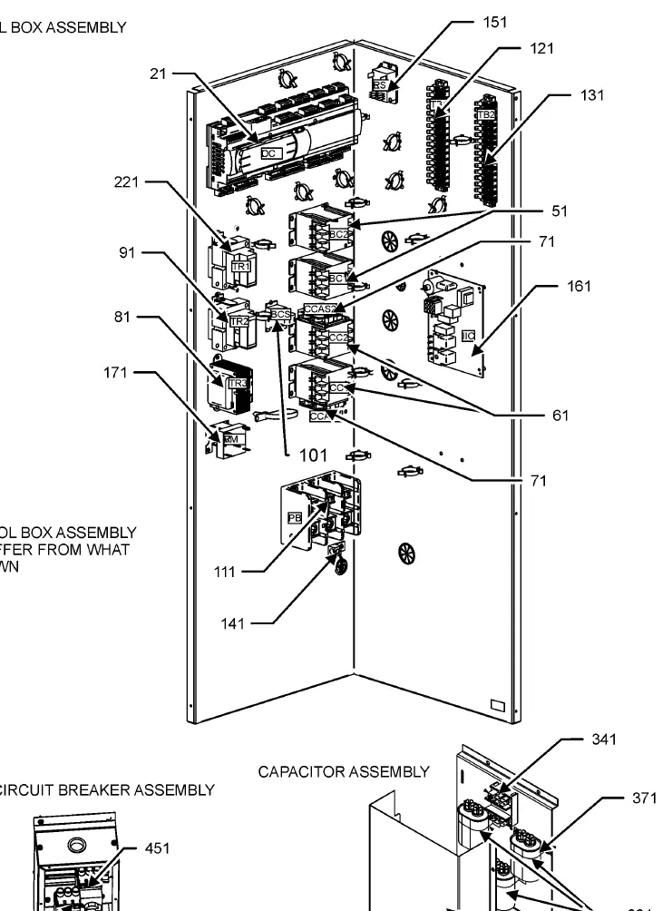 Control Box Assembly Diagram