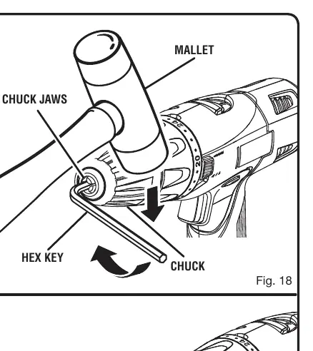 Chuck removal procedure