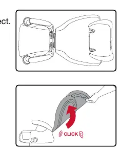 Attaching the backrest.