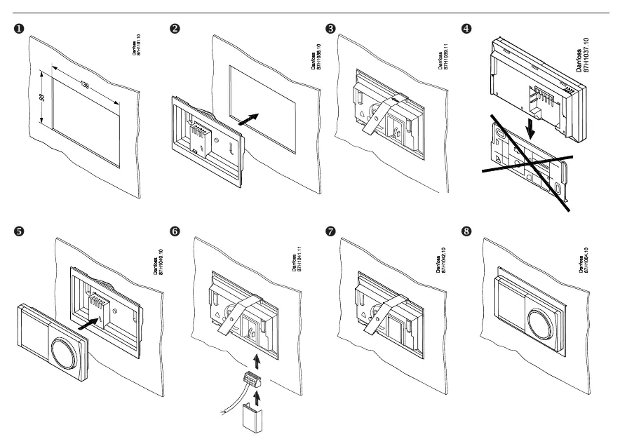 Step-by-step installation sequence for the ECA 30/31 Frame Kit.