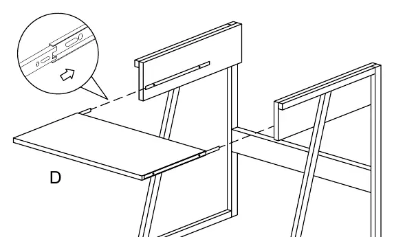 Step 3: Installing panel D