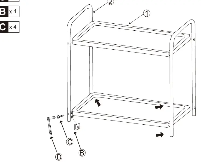 Step 02: Securing frame connections