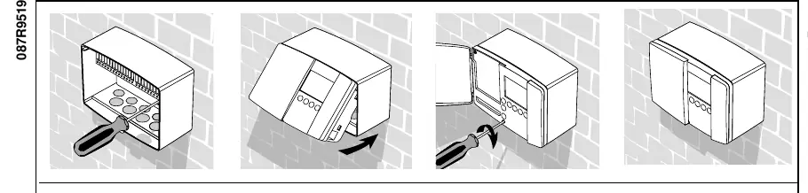Wall mounting installation steps