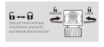Quick connect adapter mechanism.