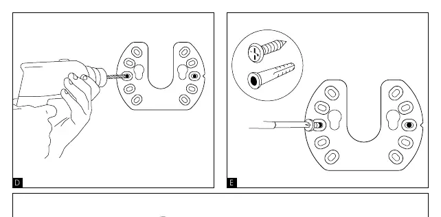 Wall mounting preparation.