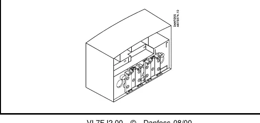 Mounting the device on the DIN rail