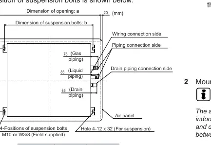 Suspension bolt positioning