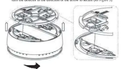 Securing the sounder to the bracket