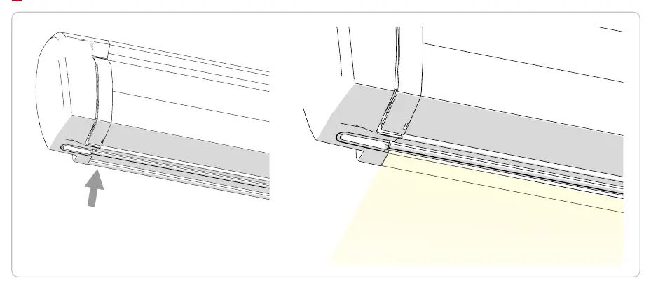 LED strip placement