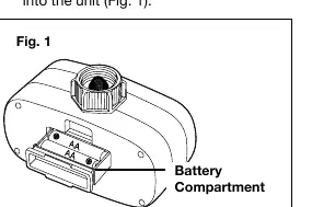 Battery compartment location