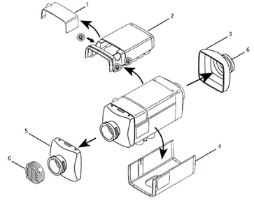Heater housing components