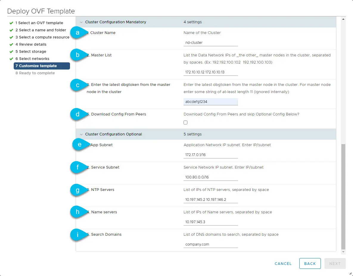 Cluster Configuration