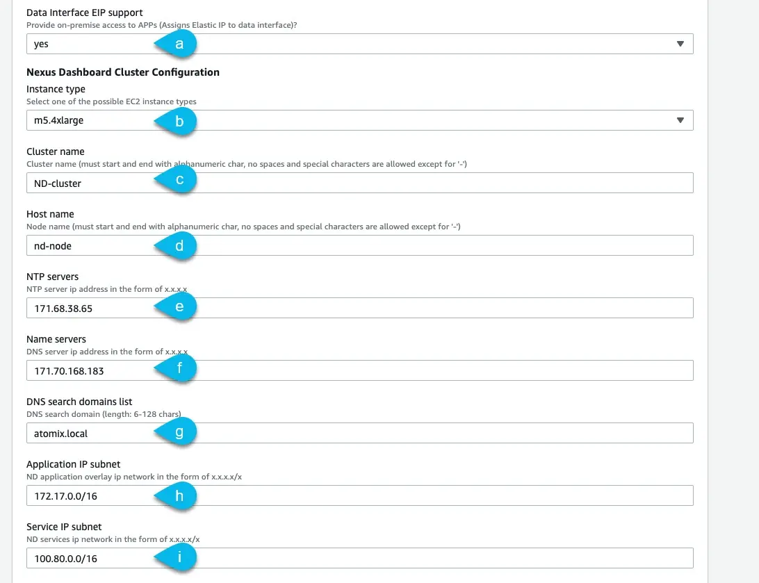 AWS Cluster Configuration
