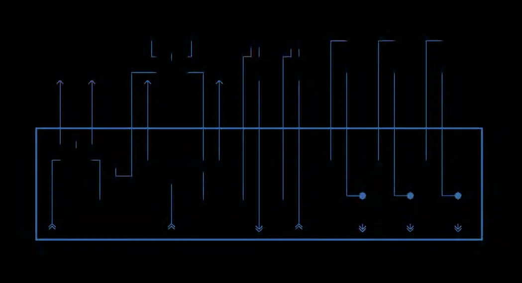Wiring diagram for the 16-pin I/O connector