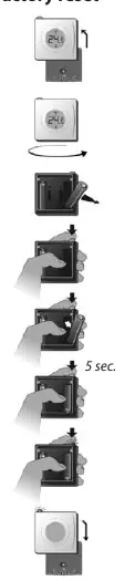 Factory reset procedure