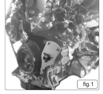 Fig 1: Removal of the fuel pump