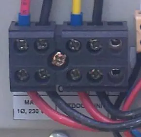 Terminal block connection