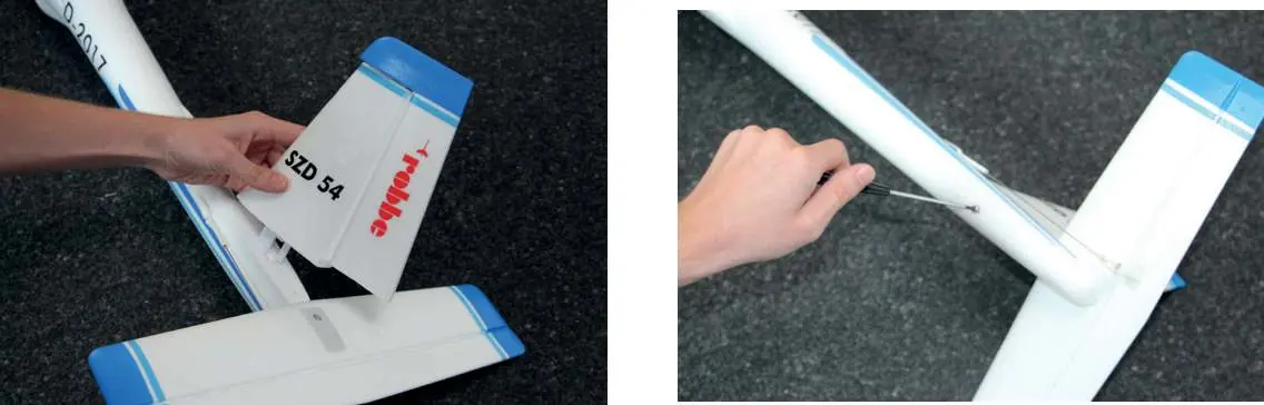 Tailplane and rudder assembly