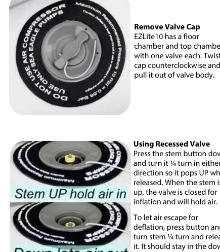 Valve and pump operation