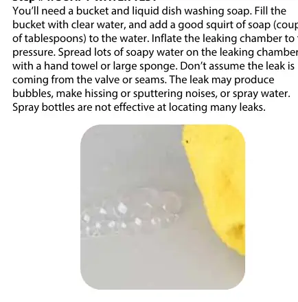 Patching procedure