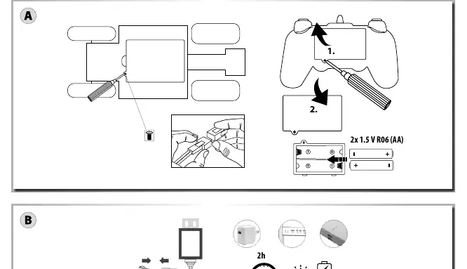 Battery installation and charging process