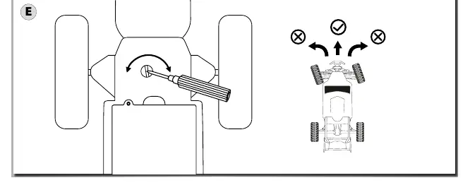 Steering trim adjustment