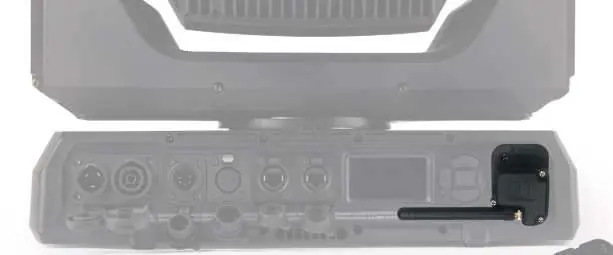 Multiverse Connect Module installed on the fixture