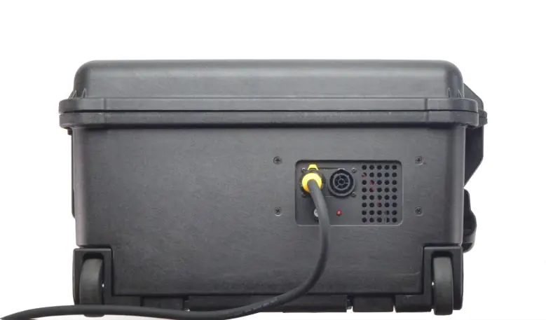 Back panel of the charging case
