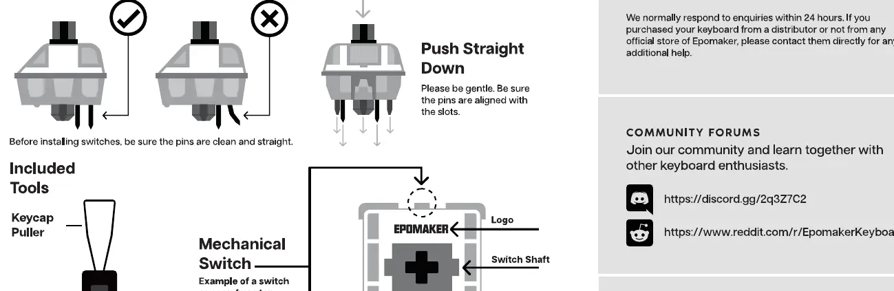Switch removal and installation diagram