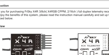 Wiring diagram for servo outputs and SBUS/CPPM connections
