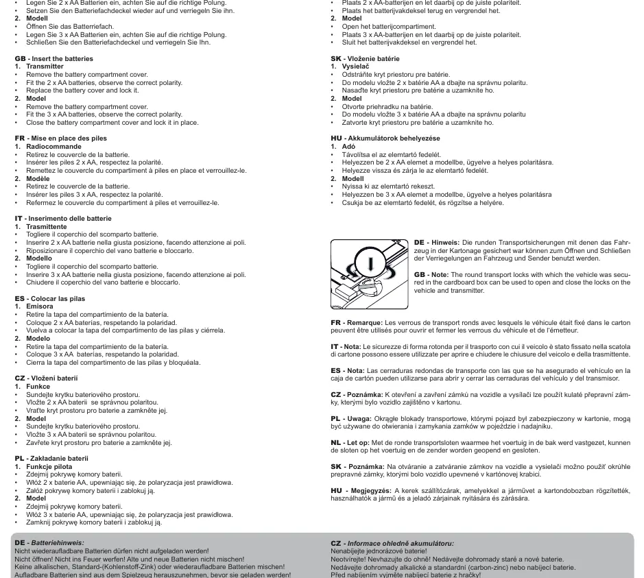 Installation diagram from the manual