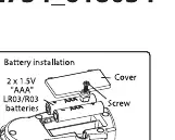 Transmitter battery installation