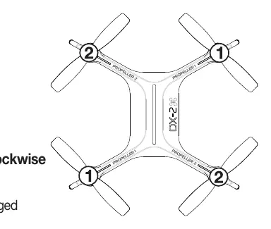 Propeller replacement diagram
