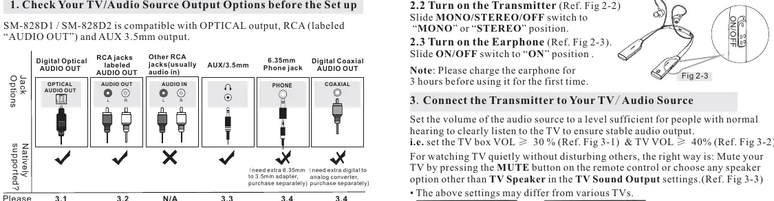 Connection options overview