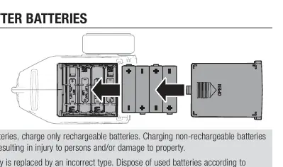 Battery installation diagram