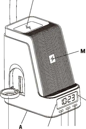 Charging base and controls