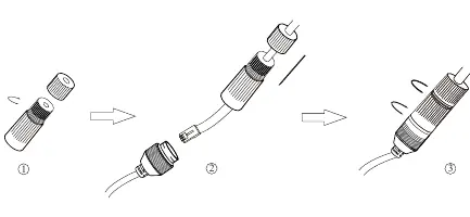 Waterproof connector assembly steps