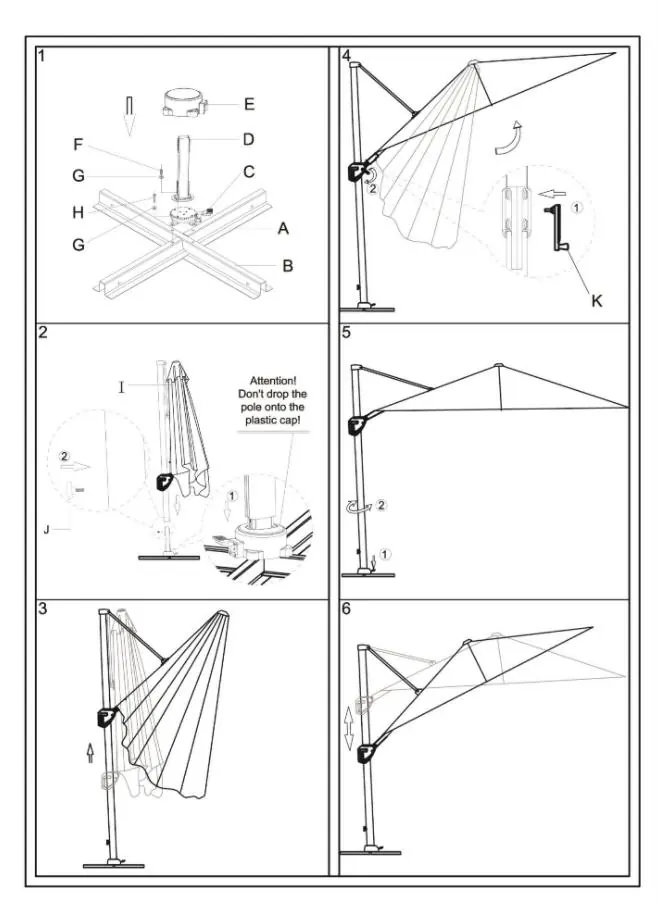 Step-by-step assembly diagram