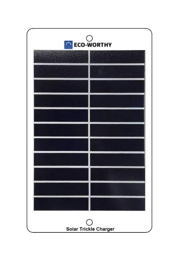 ECO-WORTHY 2.5W Solar Trickle Charger
