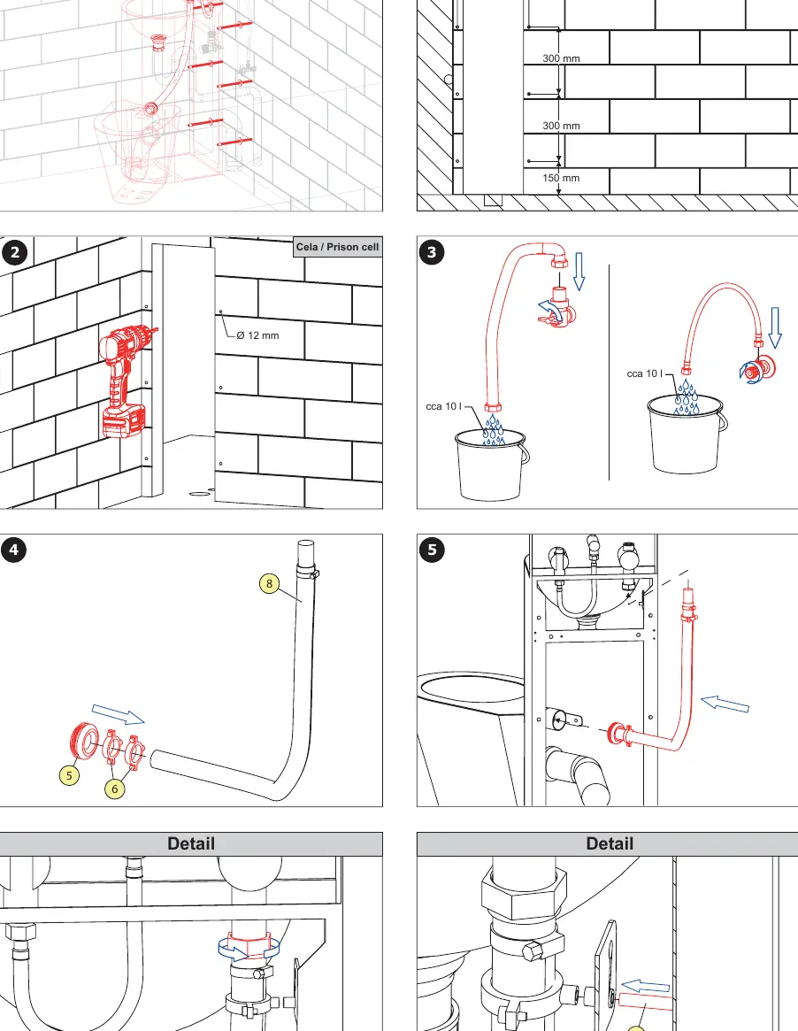 Installation steps 1-5