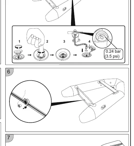 Inflation sequence steps 1-5