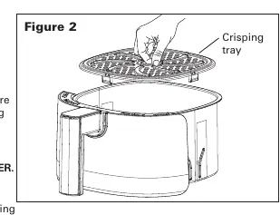 Crisping tray installation