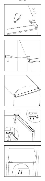 Door reversal steps