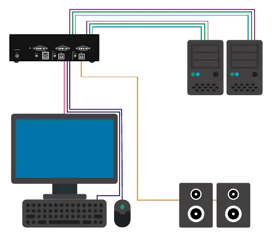 KVS4-1002D installation diagram.